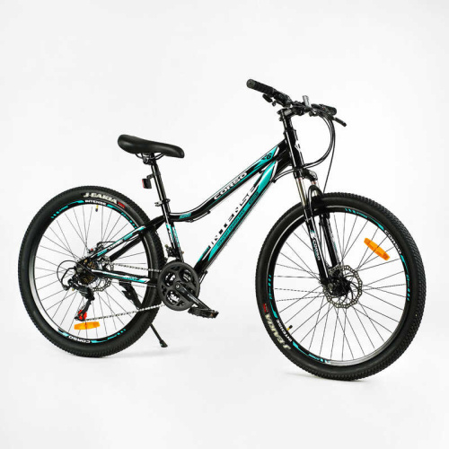Велосипед двоколісний спортивний Corso NT-26469 «Intense» (колеса Ø29"/гума, рама: 13"/сталь, швидкостей: 21, обладнання Saiguan) фото 2