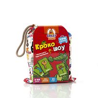 Гра настільна "Крокошоу" VT8077-10 (12) "Vladi Toys", 55 карт, у мішку