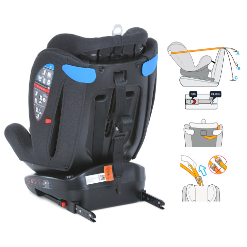 Автокрісло дитяче El Camino ME 1114 EVEREST Light Gray фото 9