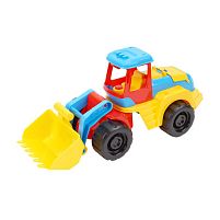 Трактор 6894 "Technok Toys" інерція, рухливе навісне обладнання, регулювання коліс, в сітці