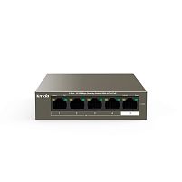 Картинка  Комутатор TENDA  5xFE (4xFE PoE, 1xFE Uplink) (TEF1105P-4-63W) магазин cd-market