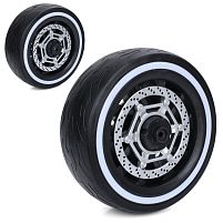 Колесо для дитячого електромотоцикла Bambi Racer M 6359-F-EVA WHEEL (переднє, Ø39 см, ↔13 см, EVA, адаптер під редуктор)