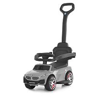 Каталка-толокар Bambi M 6253EL-11 (колеса: Ø5,5 см/EVA, батьк. ручка, страхувальний бампер, сидіння: екошкіра, музика, до 30 кг)