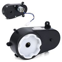 Рульовий редуктор для дитячого електромобіля в зборі з мотором Bambi Racer M 6292,M 6293-ST GEAR (12V, RPM5600, вісь: Ø10 мм, ↔14 см)