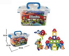 Конструктор 9905 F елементи зі “щіточками”, геометричні фігури, зміна куту нахилу, в боксі