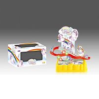 Трек 0912-7 “Єдинороги”, підіймач на батарейках, музика, підсвітка, 3 фігурки, автоматичний підіймач, в коробці