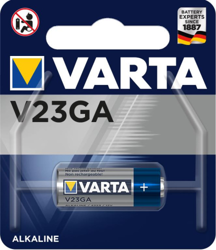 Картинка  Батарейка VARTA V 23 GA BLI 1 ALKALINE (04223101401) от магазина cd-market