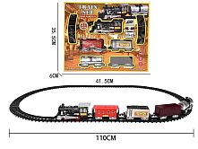 Залізниця 230-6 звук, підсвічування, 21 елемент, в коробці