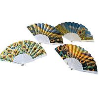 Віяло "Соняшники" 23см Stenson R38337