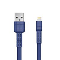 Картинка  Кабель Remax Armor Series Lightning Data/Charge 1m, blue (RC-116I-BLUE) магазин cd-market
