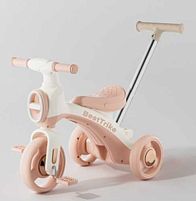Велосипед дитячий триколісний Best Trike SH-28648 (колеса: переднє Ø8"/задні: Ø6"/EVA, батьківська ручка, музика, підсвітка, до 25 кг)