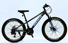 Велосипед двоколісний спортивний Corso RD-24605 «Rider» (колеса Ø24"/гума, рама: 11"/сталь, швидкостей: 21, обладнання SunRun)