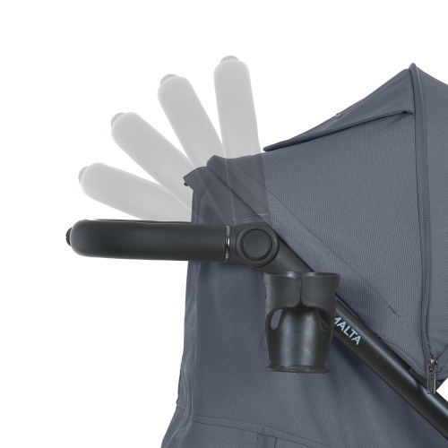 Коляска дитяча прогулянкова El Camino ME 1182 MALTA Iron Gray фото 19