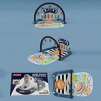 Килимок 88615-4 піаніно, звуки, мелодії, підсвічування, 5 брязкалець, в коробці