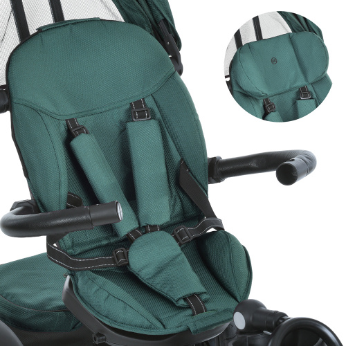 Велосипед дитячий триколісний El Camino ME 1193 Green «MODENA» (колеса: передні Ø10.2"/задні Ø9"/гума, рама: сталь, батьк. ручка, до 30 кг) фото 18