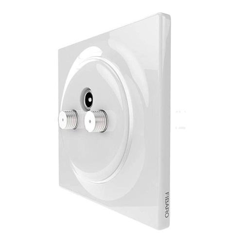 Картинка  Розетка Fibaro Walli TV-SAT Outlet, белая (FGWTFEU-021) от магазина cd-market фото 3