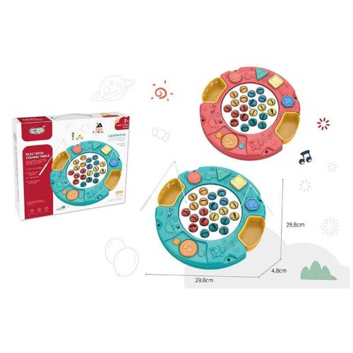 Риболовля 668-102 2 кольори, музика, підсвічування, від батарейок, від мережі, в коробці