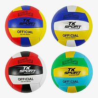 М`яч волейбольний С 40072-2 "TK Sport" 4 види, 260-270 грамів, матеріал PVC, ВИДАЄТЬСЯ ТІЛЬКИ МІКС ВИДІВ