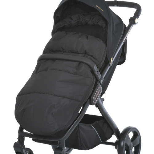 Конверт у дитячу прогулянкову коляску El Camino ME 1131 Footmuff Plus Black фото 3