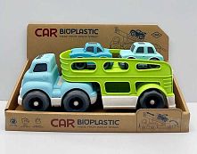 Трейлер 933-673 AM звуки, мелодія, підсвічування, 2 машинки, з біопластику, в коробці