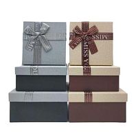Коробка подарункова "Miss you" 3шт/наб 19*19*10/17*17*8/15*15*7см Stenson R33314B
