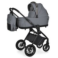 Коляска дитяча прогулянкова El Camino ME 1100-2 Medium Gray (розкладена: 59*101*109 см, складена: 40*59*68 см, колеса: 7.87"/11"/PU, до 22 кг)