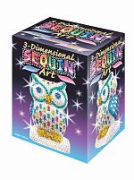 Картинка  Набор для творчества Sequin Art 3D New Owl SA1409 магазин cd-market