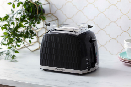 Картинка  Тостер Russell Hobbs  Honeycomb Black (26061-56) от магазина cd-market фото 2