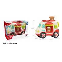 Гра для ванни HE 8065 “Автобус”, присоски, стаканчики, в коробці