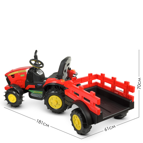 Електромобіль дитячий Bambi Racer М 4619ABLR-3 «Трактор» фото 9