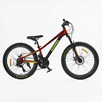 Велоcипед спортивний Corso KD-74012 «Kord» (колеса: Ø24", рама: 11")
