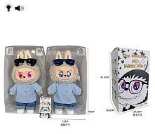 Герой LBB 040-6 герой, підсвічування, мелодія, рухомі кінцівки та голова, висота: 40 см, знімний одяг, окуляри, в коробці