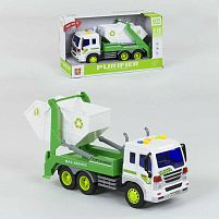 Спецтехника WY 320 B "Мусоровоз" (24) инерция, свет, звук, в коробке 