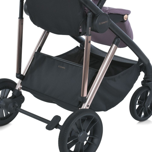 Коляска дитяча прогулянкова El Camino ME 1190 COIL Grape Pink (універсальна, 2в1) фото 5