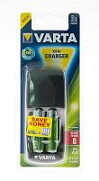 Картинка  Зарядное устройство VARTA Mini Charger + 2AA 2100 mAh NI-MH (57646101451) магазин cd-market