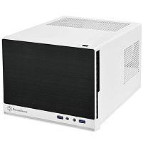 Картинка  Корпус SilverStone SUGO SG13WB-Q,MiniITX,USB3.0*2,пластик (передня панель),без БЖ,білий (SST-SG13WB-Q) магазин cd-market