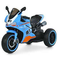 Електромотоцикл дитячий Bambi Racer M 6264EL-4 (колеса Ø13.4"/EVA, акк. 12V/7Ah, мотор: 2*12V/35W, до 5 км/г, до 30 кг)