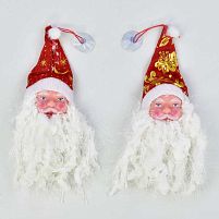Новогоднее украшение С 31130 Дед Мороз (100) /ЦЕНА ЗА УПАКОВКУ/ 12шт в упаковке