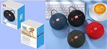 Колонка C 77909 4 кольори, Bluetooth V 5.3, підсвічування, мікрофон, підтримка TF-карти, TWS, роз’єми type-С, USB, вбудований акумулятор 3,7V, в