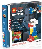 Картинка  Конструктор LIGHT STAX с LED подсветкой Creative 4в1 з датчиком звука LS-S12012 магазин cd-market