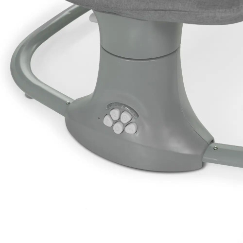 Крісло-шезлонг для немовлят з електро-заколисуванням Mastela 8104 Light Grey (механізм гойдання: поворотний, 3в1, 5 швидкостей, USB, BT, пульт) фото 11