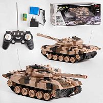Танк на радіокеруванні HB-TK 06 аккумулятор 4.8V, світло, звук, в коробці