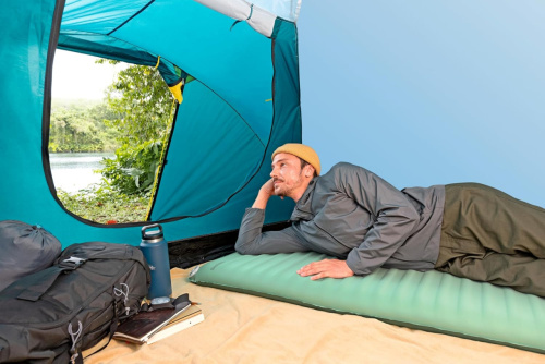 Килимок самонадувний BestWay 69622 «Comfortrek» (7,6*63.5*183см, одномісний, мішок для зберігання, для екстремальних погодних умов, до150 кг) фото 9