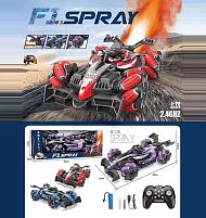 Машина на радіокеруванні 888-36 3 види, довжина 28 см, підсвічування, звукові ефекти, парогенерація, масштаб 1:12, рух по діагоналі, акумулятор 3