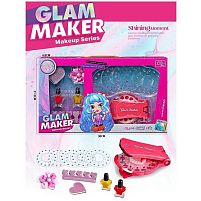 Набір прикрас FX 680-10 інструмент для зачісок, стрази, блискітки, резинки для волосся, прикраси, в коробці