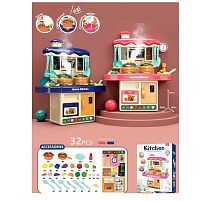 Кухня 2021 2 види, підсвічування, звуки, парогенератор, 31 елемент, в коробці