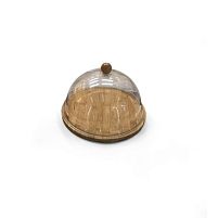Блюдо бамбук з кришкою 28*1.5см Stenson R34986