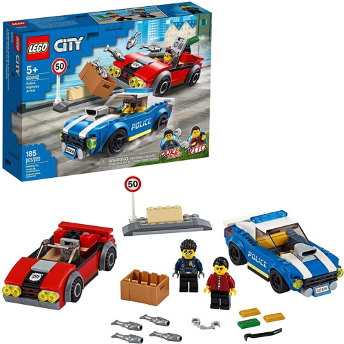 Картинка  Конструктор LEGO City Поліцейський арешт на автостраді (60242) от магазина cd-market фото 6