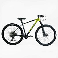 Велосипед Спортивний Corso "APEX" PX-29007  рама алюмінієва 19``, обладнання Shimano Deore 12 швидкостей, вилка Santour повітряна, зібран на 75%