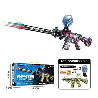 Автомат WH 68-3 акумулятор 7.4 V, автоматичний та механічний принципи роботи, стріляє орбізами, підсвічування, в коробці